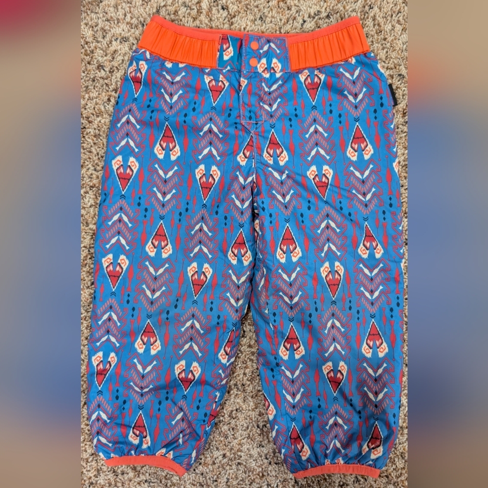 Patagonia Kids Blue and Red Patterned Bottoms